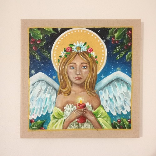 Piccolo quadro dipinto mano - dipinto,