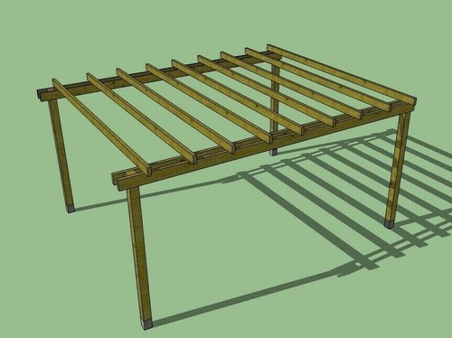 Pergola libera 5x3 legno - libera,