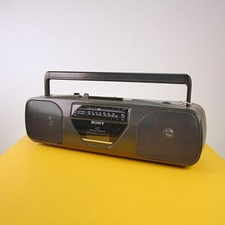 radio cassette-corder sony