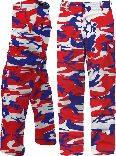 Pantalone bdu rosso - pantalone, blu