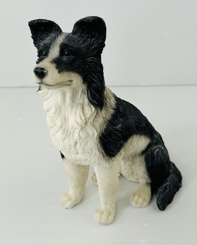 Border collie dog figurine - border,