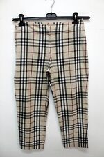Burberry London Jeans Donna Taglia 40 Pantalone A Tartan Cotone Pants Pant Woman