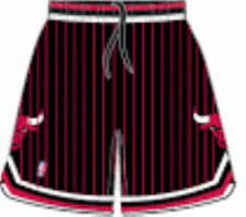 PANTALONCINI/SHORTS ADULTO-BASKET-VINTAGE NBA CHICAGO BULLS-JORDAN-NERI/ROSSI