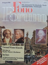 Fono Forum 8/81 Sony TA-F 45