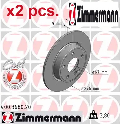 Set dischi freno - x2,