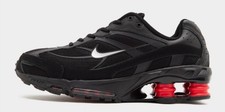 NIKE SHOX RIDE 2 SP SUPREME NERO ROSSO TAGLIA 44 SPEDIZIONE RESO GRATIS