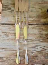 6 Coltelli Pesce Lega Argentata Christofle Modello Fidelio Coltello