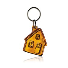 Gadget portachiavi forma CASA ARANCIONE agenzia immobiliare edilizia muratore
