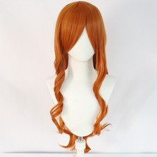 Parrucca lunga arancione