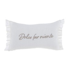 Blanc Mariclò Collezione Parole parole parole Cuscino con gala dolce far niente