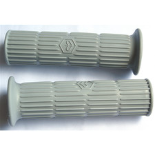 Coppia manopole grigie per VESPA 200 150 125 GTR SPRINT RALLY PX PE r.o. 141923