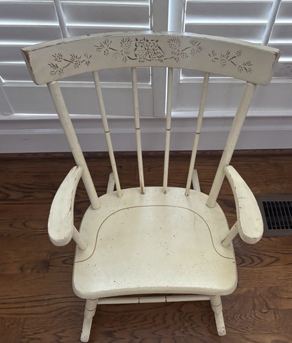 Sedia dondolo vintage - a,
