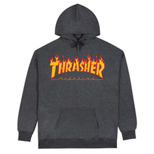 Felpa con cappuccio thrasher - con,