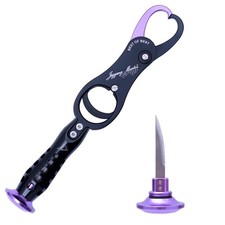 JIGGING MASTER Multiuso Alluminio Fish LIP GRIP Nero/Viola