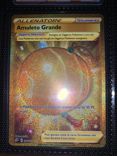 Carta pokemon amuleto - amuleto, grande