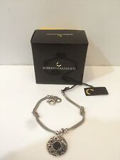 BRACCIALE ROBERTO GIANNOTTI "MISTERI NOTTE" ARGENTO REF. GFA141 -NUOVO.