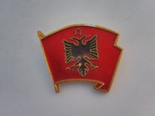 DISTINTIVO BANDIERA REPUBBLICANA POPOLARE DI ALBANIA PIN