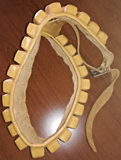 cartuccera vintage in cuoio caccia calibro 12 26 POSTAZIONI OTTIME CONDIZIONI