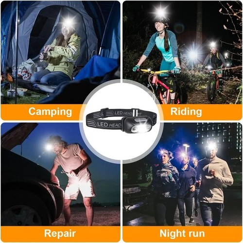 Potente torcia testa led - torcia,