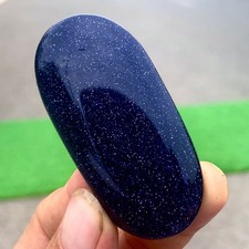 Cristallo di arenaria blu naturale 38G quarzo pietra Reiki guarigione