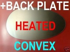 Rover 25/45 / MG Vetro di Ricambio Specchietto Riscaldato + piastra di supporto