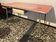 Tavolo in Formica rosso anni 60 Vintage Modernariato 