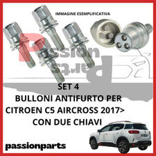 KIT 4 BULLONI ANTIFURTO CERCHI