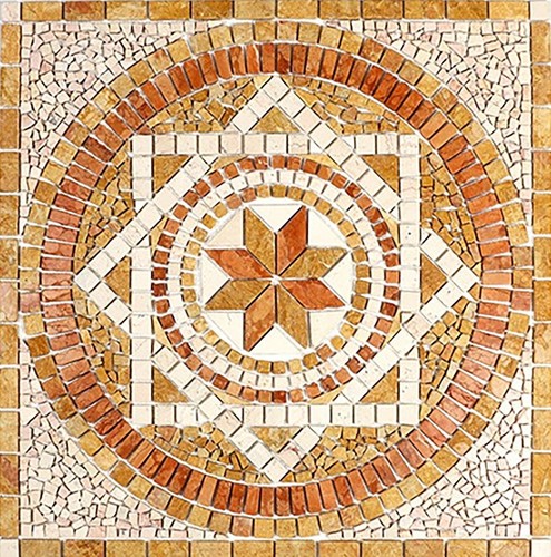 Rosone mosaico marmo - rosone, cm