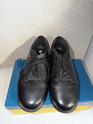 Scarpe easy pelle nera - b, in