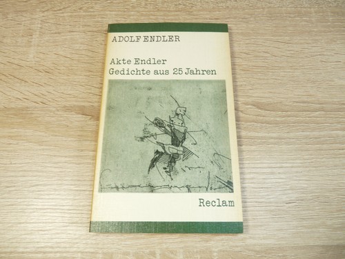 Adolf endler akte - endler:,