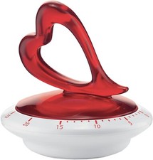 Timer da Cucina Guzzini Love Rosso Chiaro Ø9,5 x h9,4 cm