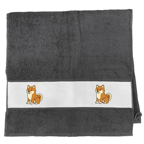Asciugamano shiba inu fumetto - asciugamano,