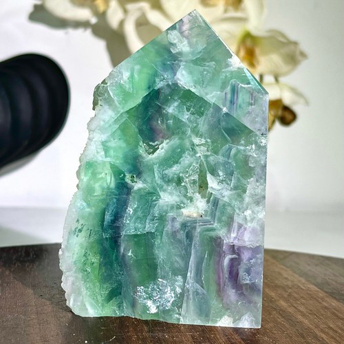 Colonna cristallo fluorite