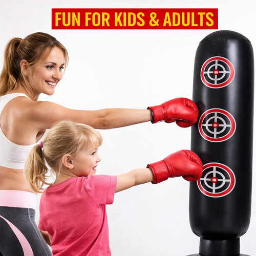 Sacco boxe gonfiabile free - sacco,