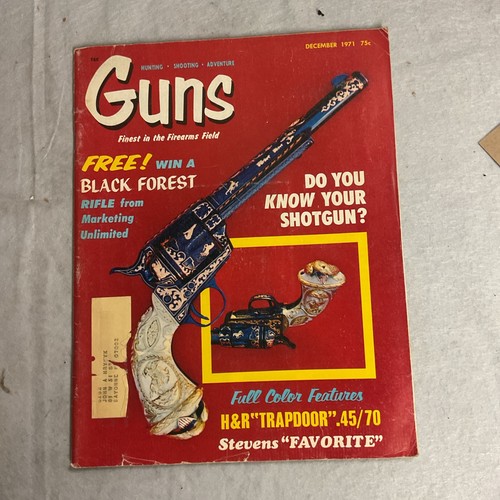 Vintage guns magazine december - guns,
