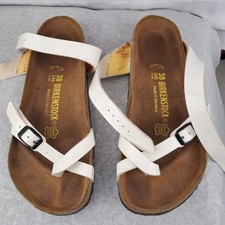 Sandali Birkenstock bianco numero 38 donna