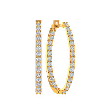 2 paia orecchini motivi cera