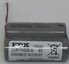 Batteria di ricambio per Telepedaggio Ricaricabile FDK 2CR17450E-N 6V