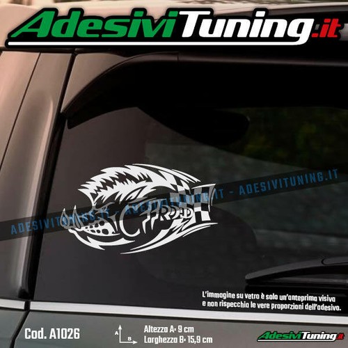 Adesivo cinghiale off road - road, 2