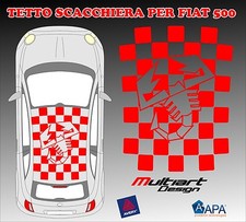 ADESIVO TETTO SCACCHIERA