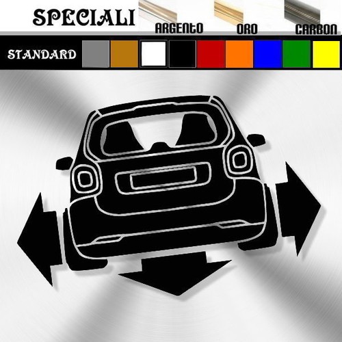 Adesivo sticker smart two 2015 - smart,