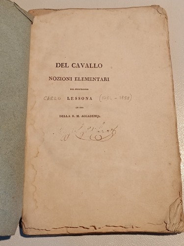 Ov10 del cavallo - del, nozioni
