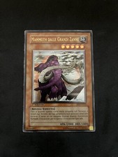YU GI OH CARTA MAMMOTH DALLE GRANDI ZANNE ULTIMATE FET-IT015 1EDZ VINTAGE YUGI
