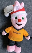 🌟Doudou Peluche Lapin Noël Publicitaire DURACELL Pile