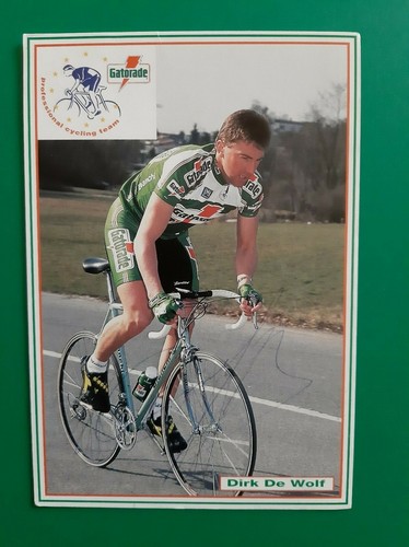 Cyclisme carte cycliste dirk - cyclisme,
