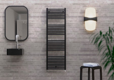 CORDIVARI - Radiatore Termoarredo Scaldasalviette LISA 22 mm BLACK NERO OPACO