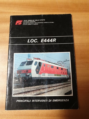 Libro ferrovia loc e444r - libro, loc.e444r