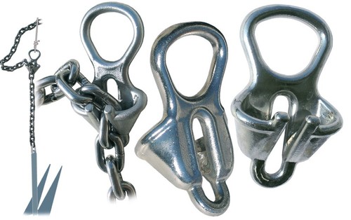 Ferma catena inox clower - catena, 6/8