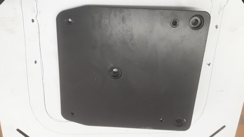 Piastra supporto bauletto - supporto, in