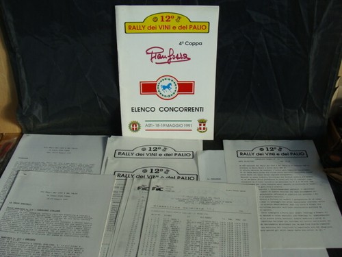 Rally dei vini del - dei,